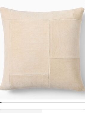 West Elm Patchwork Chenille Pillow Cover